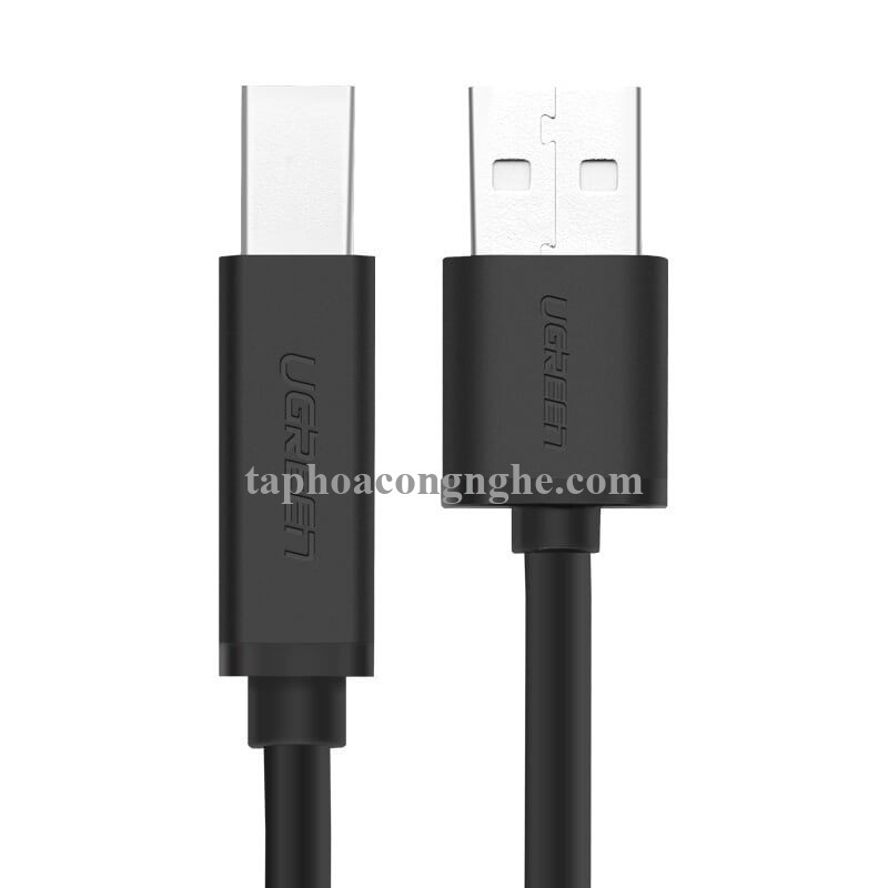 Ugreen 10328 3M màu Đen Cáp USB 2.0 sang USB B máy in US104 30010328